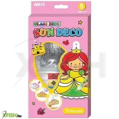 Disney glass deco hercegnős üvegfesték készlet