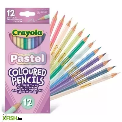 crayola: pasztell színes ceruza készlet - 12 db-os