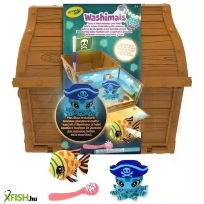 Crayola Washimals: Kincsesláda világító állatkával