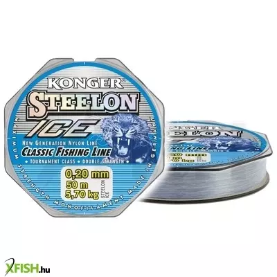 Konger Steelon Ice Monofil Előkezsinór 50m 0,12mm 2,55Kg