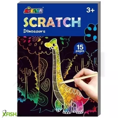 Avenir: Mini karckép készítő könyv - Dinók