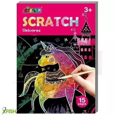 Avenir: Mini karckép készítő könyv - Unikornis