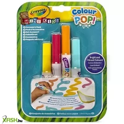 Crayola: Colour POP! Irka-firka utántöltő filctoll - 4 db