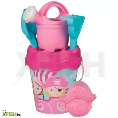 Homokozó készlet vödörrel – Kalózlányok