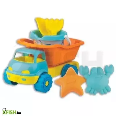 homokozó készlet teherautóval