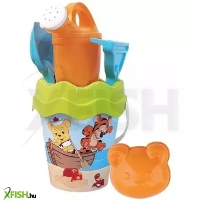 homokozó készlet vödörrel – poppy friends, 17 cm