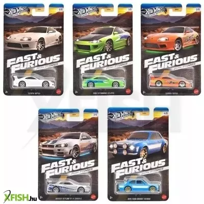 Hot Wheels: Halálos iramban Brian O'Conner kisautó - többféle