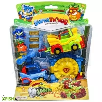 SuperThings: A nagy bankrablás játékszett 2 figurával