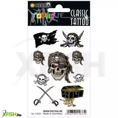 Herma: Lemosható tetoválás - Kalózok