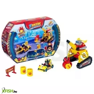 t-racers: turbódaru csúcsjárgánnyal játékszett