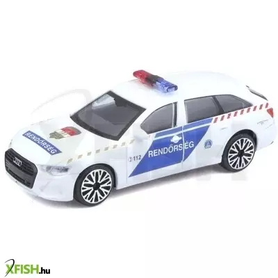 bburago: audi a6 avant magyar rendőrautó, 1:43
