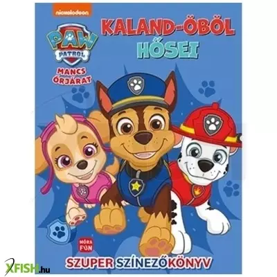 Mancs őrjárat: Kaland-öböl hősei színezőkönyv