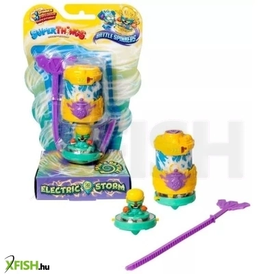SuperThings: Harcpörgettyű figurával - Electric Storm, kétféle