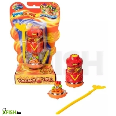 SuperThings: Harcpörgettyű figurával - Volcano Viper, kétféle