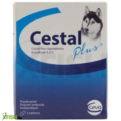 Cestal Plus Féreghajtó Rágótabletta Kutyák Részére 2db/csomag