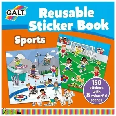 Galt: Újraragasztható matricás könyv - Sport