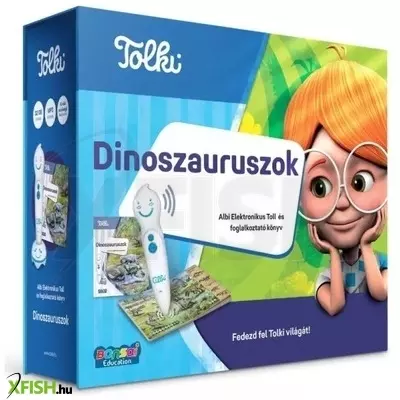 Tolki: Dinoszauruszok interaktív foglalkoztató könyv készletben