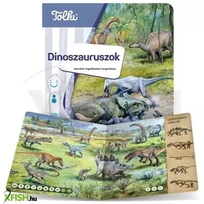 tolki: interaktív foglalkoztató hangoskönyv - dinoszauruszok