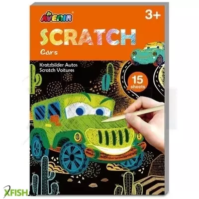 Avenir: Mini karckép készítő könyv - Autók