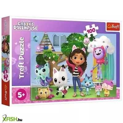 Trefl: Gabi babaháza, Együtt a csapat - 100 darabos puzzle