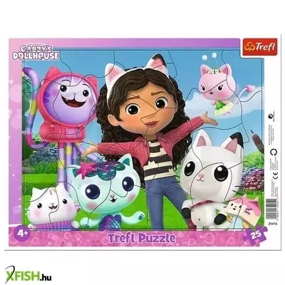 Trefl: Gabi babaháza keretes puzzle - 25 darabos