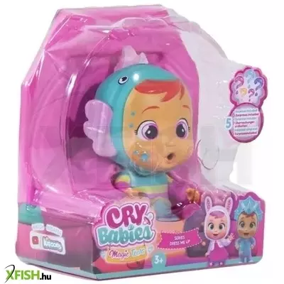 Cry Babies: Varázskönnyek - Dress Me Up baba áttetsző csomagolásban - Nessie