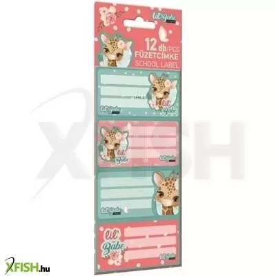 Lollipop: Lil Babe füzetcímke, 12 db-os