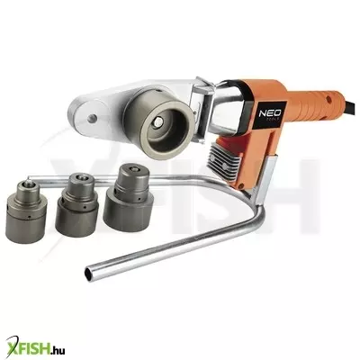 neotools csőhegesztőgép 600w, 4 hüvellyel 20, 25, 32, 40mm