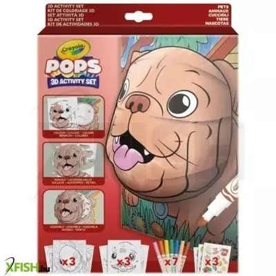 Crayola POPs: 3D foglalkoztató – Kisállatok