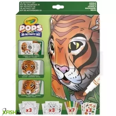 Crayola POPs: 3D foglalkoztató – Dzsungel