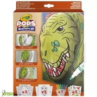 crayola pops: 3d foglalkoztató – dinók