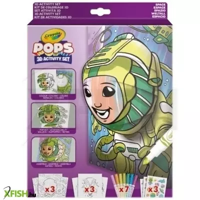 Crayola POPs: 3D foglalkoztató – Űrutazás