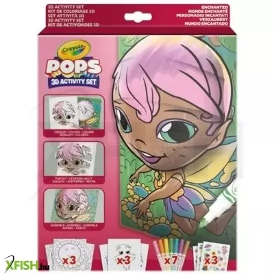 Crayola POPs: 3D foglalkoztató – Tündérföld