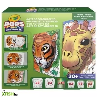 Crayola POPs: 3D megakészlet – Dzsungel