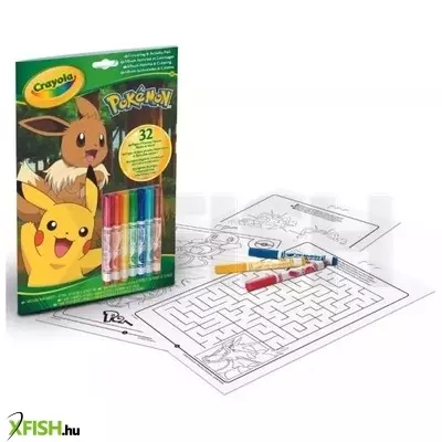 crayola color & activity: pokémon foglalkoztató