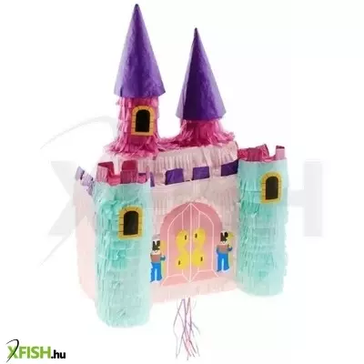 Mesebeli kastély pinata - 25 x 17 x 42 cm