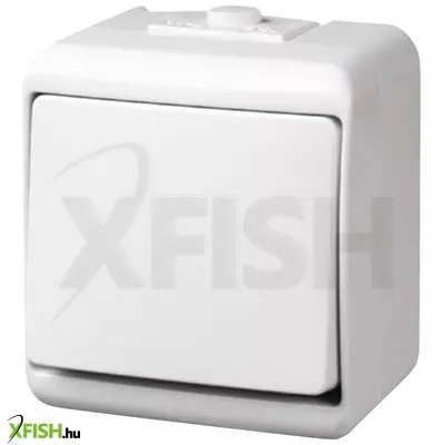 Gao 22041 váltókapcsoló, kültéri ip44 kivitel, 230 v~ / 50 hz / 10 a, fehér