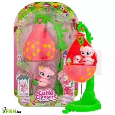 cutie climbers cuki indázók: sütifalók játékszett, 1. széria - malac