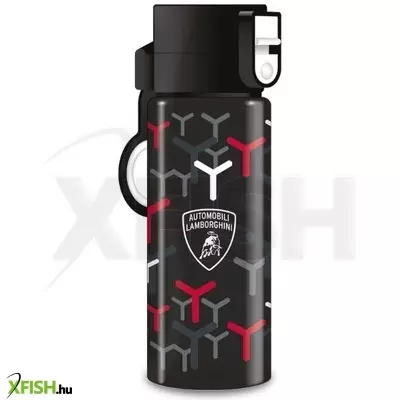 Ars Una: Lamborghini kulacs, 475 ml - fekete-piros