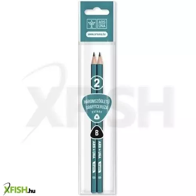 Ars Una: Háromszögletű grafitceruza csíkos mintával, 2 db - B