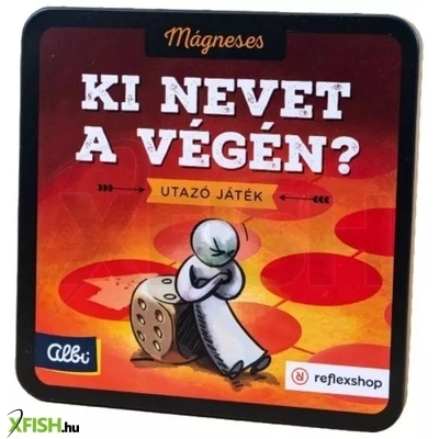 Mágneses Ki nevet a végén? utazó társasjáték