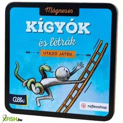 Mágneses kígyók és létrák utazó társasjáték