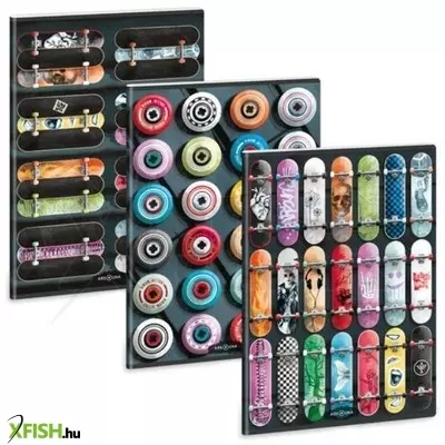 Ars Una: Rollin Mania extra négyzetrácsos füzet, A4 - többféle