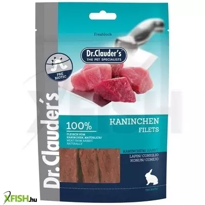Dr.Clauders Dog Jutalomfalat Premium Nyúlfilé Csíkok 80g