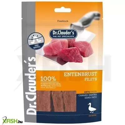 Dr.Clauders Dog Jutalomfalat Premium Kacsamell 80g