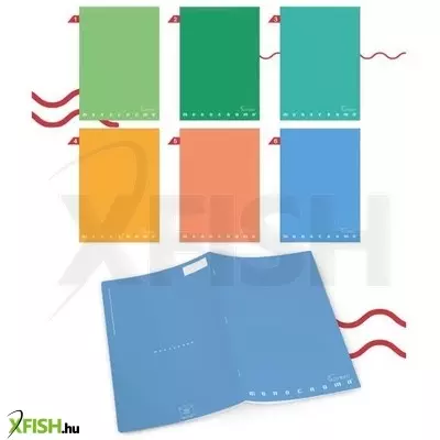 Pigna: Monocromo Green vonalas füzet, A4 - többféle