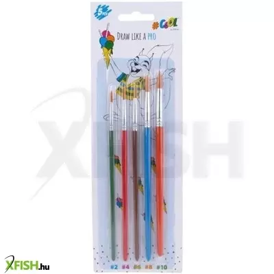 COOL by Victoria: Ecsetkészlet, festett - 5 db-os