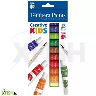 ICO Creative Kids: Tempera készlet - 12x12 ml
