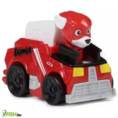 Mancs őrjárat: A szuperfilm Pup Squad versenyzők kisautó, 1:64 - Marshall
