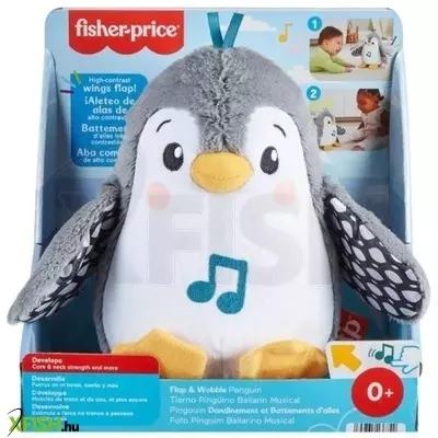 Fisher-Price: Egyensúlyozó pingvin plüssfigura